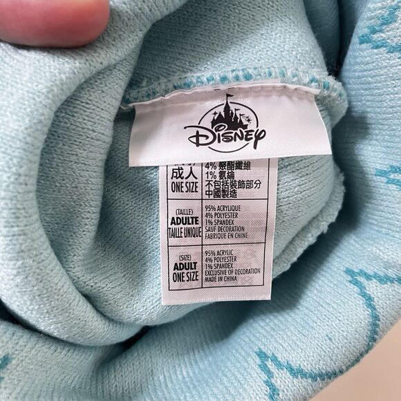 Disney Parks The Little Mermaid Ariel Dinglehopper Pom Adult Beanie Knit Cap Hat - Picture 10 of 10